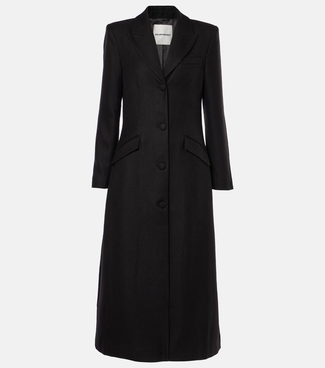 

Пальто из твила Roland Mouret, черный