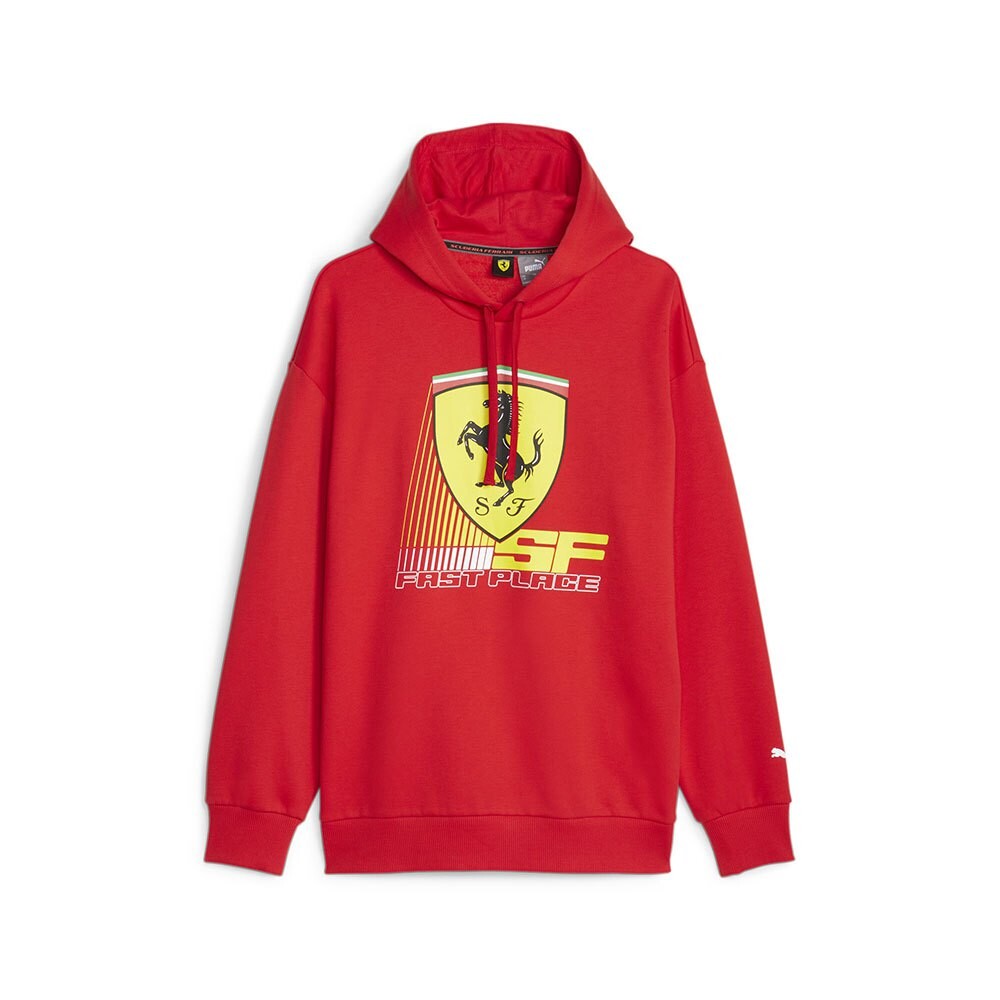 

Худи Puma Ferrari Race Colored Big Shield, красный