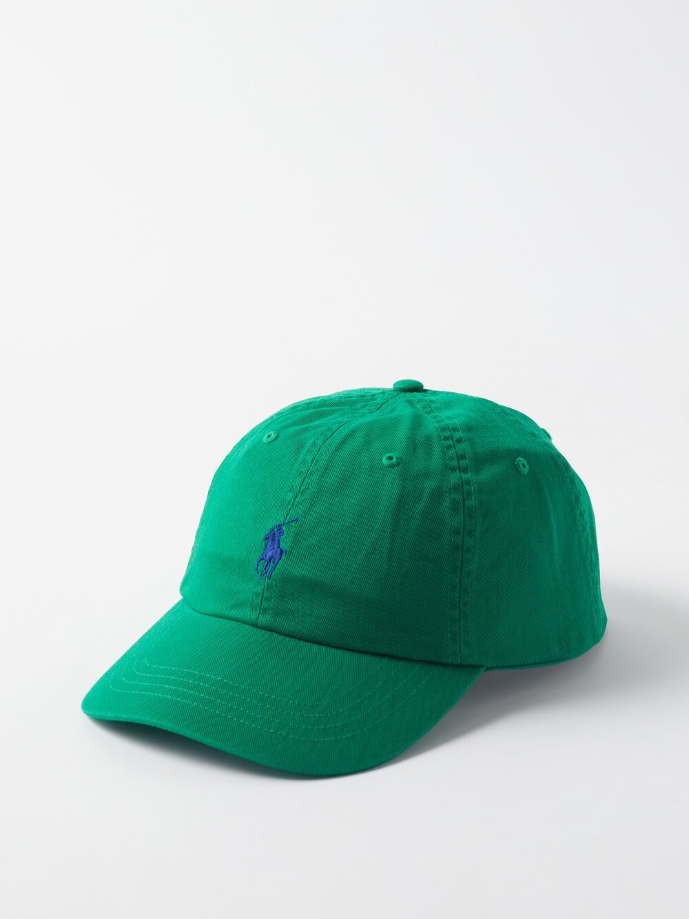 

Бейсболка из хлопкового твила с вышитым логотипом Polo Ralph Lauren, зеленый