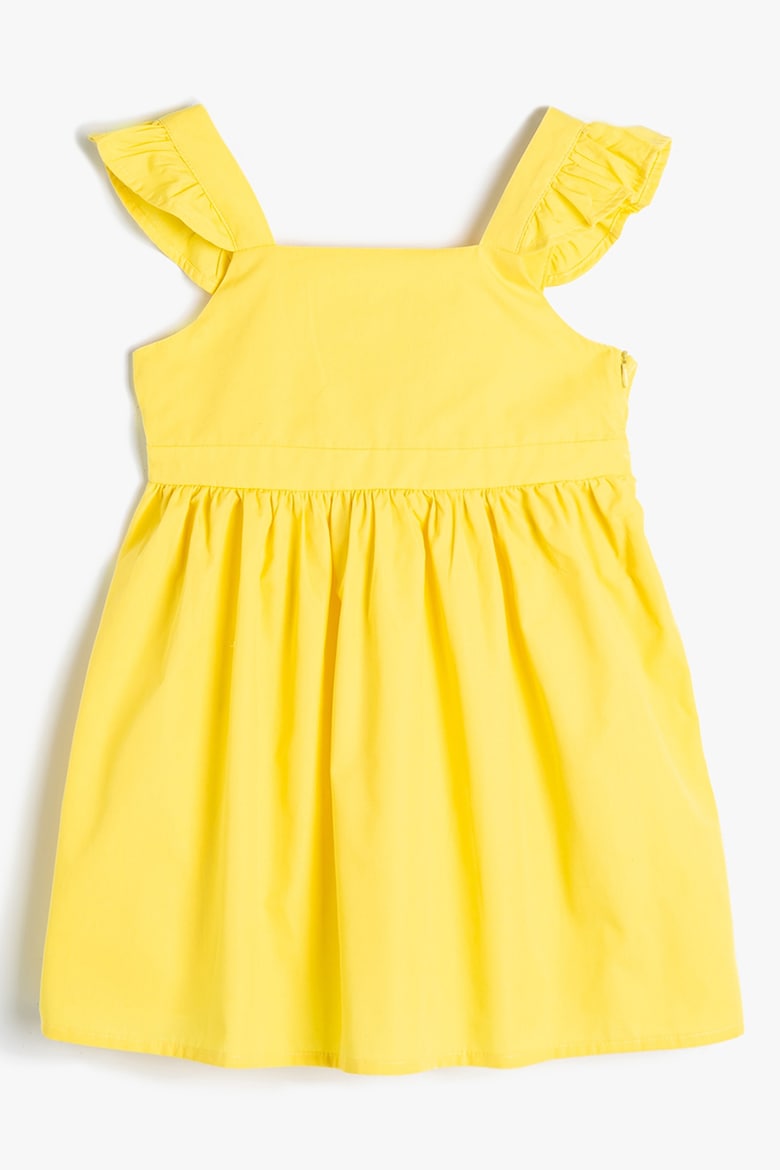 Платье со складками Koton, желтый