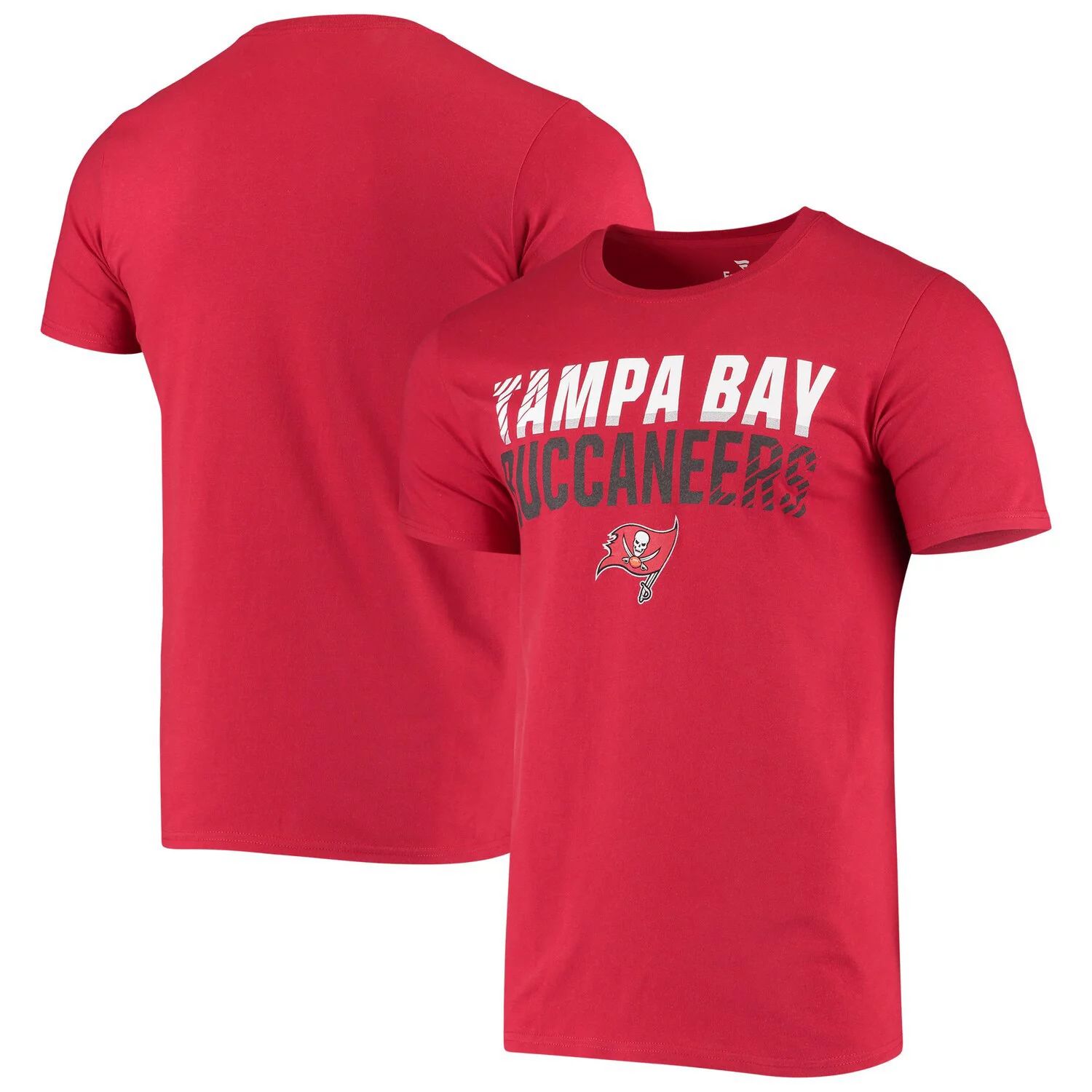 цена Мужская красная футболка с логотипом Tampa Bay Buccaneers Fade Out Fanatics