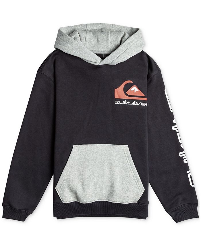 

Толстовка с капюшоном и пуловером с логотипом Big Boys Quiksilver, черный