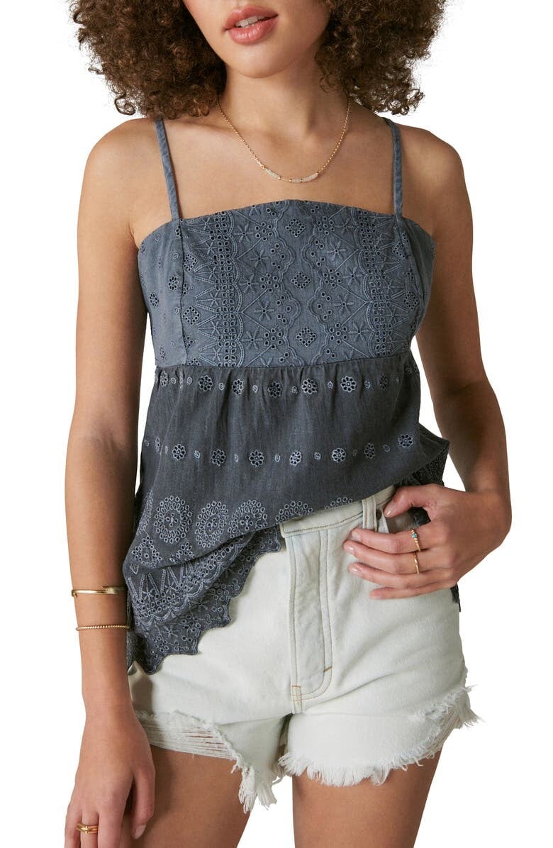 

Майка Empire Sciffley Cotton Eylelet LUCKY BRAND