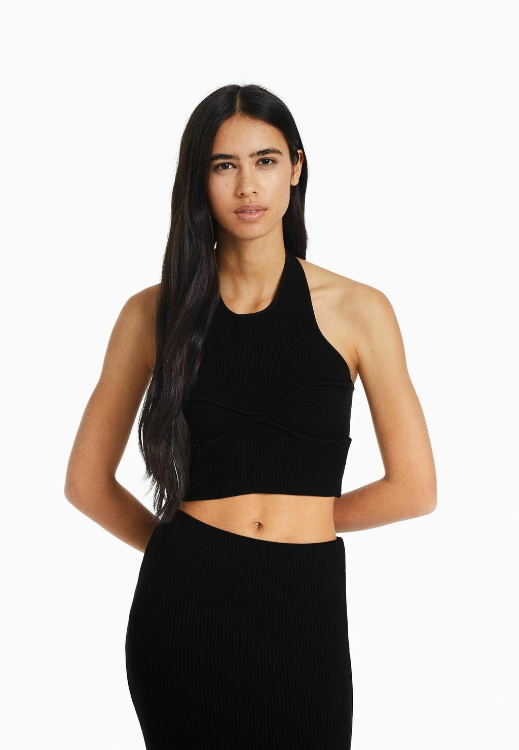 

Топ Bershka, черный