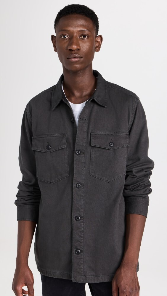 

Куртка Faherty Jersey Shirt, угольный
