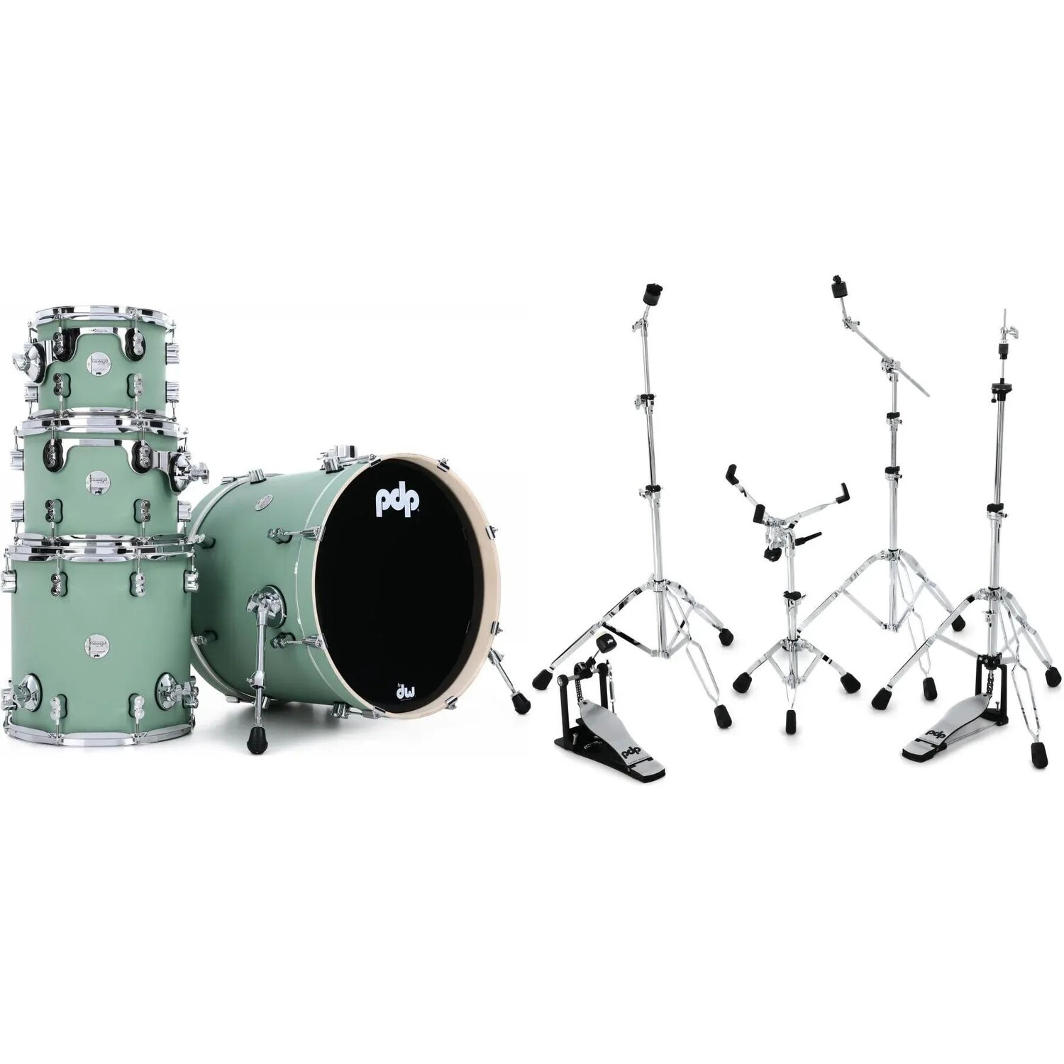 

PDP Concept Maple, корпус из 4 частей и комплект оборудования — Satin Seafoam