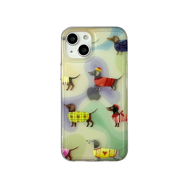 

Чехол для телефона Taowantong Tao Wantong, French Dachshund - Large Hole Anti-Fall Protective Case