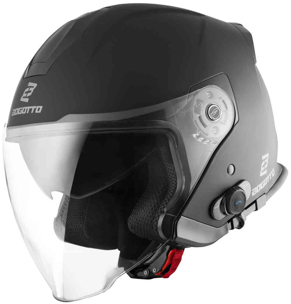 V586 BT Реактивный шлем с Bluetooth Bogotto, черный мэтт шорты sdtaras bt solid черный