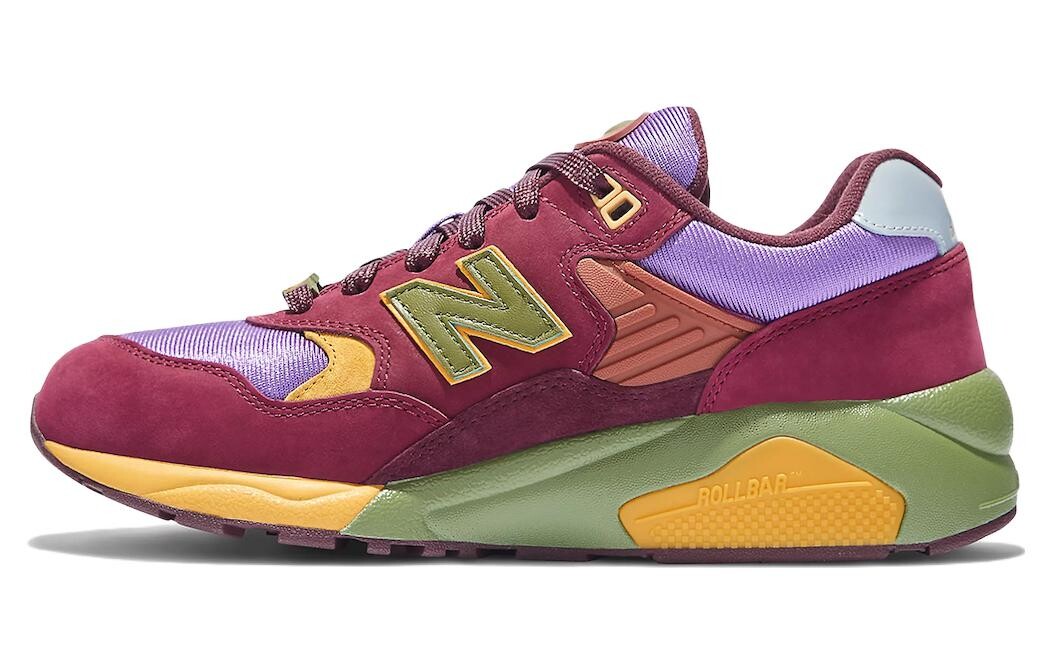 

Кроссовки New Balance 580 Stray Rats, бордовый / фиолетовый