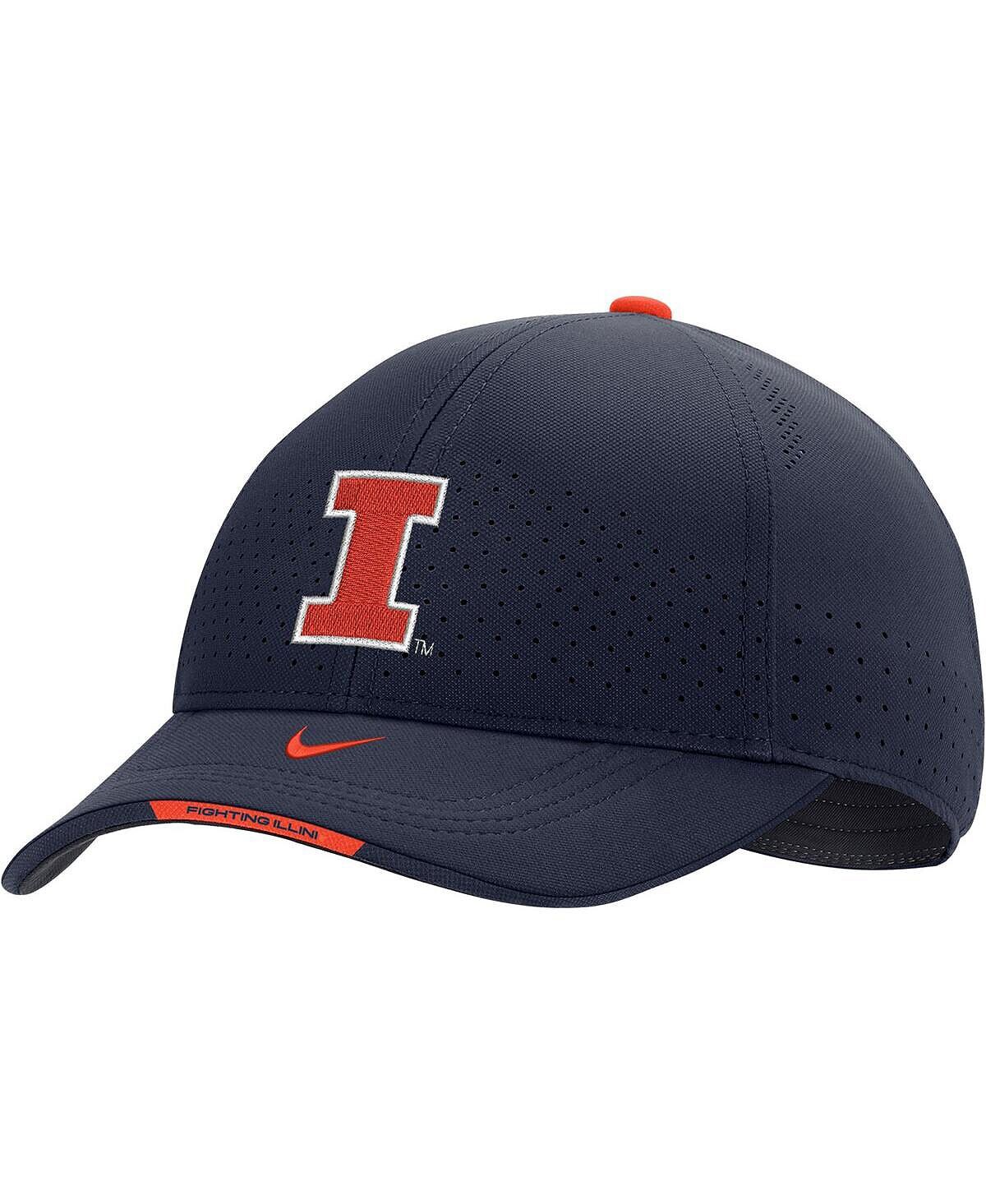 

Мужская темно-синяя регулируемая кепка Illinois Fighting Illini 2023 Sideline Legacy91 Performance Nike