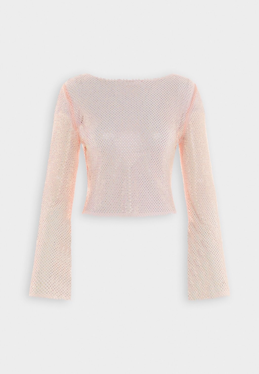 

Топ с длинными рукавами Gina Tricot, розовый