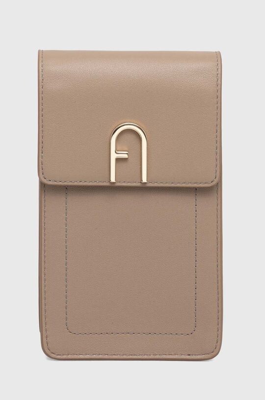 

Кожаная сумочка Furla, бежевый