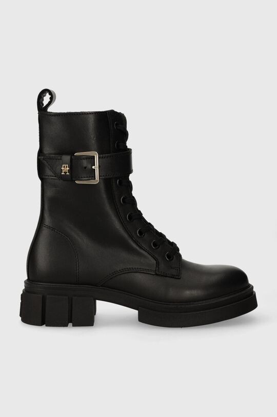 

Кожаные байкерские ботинки COOL FEMININE BIKERBOOT Tommy Hilfiger, черный