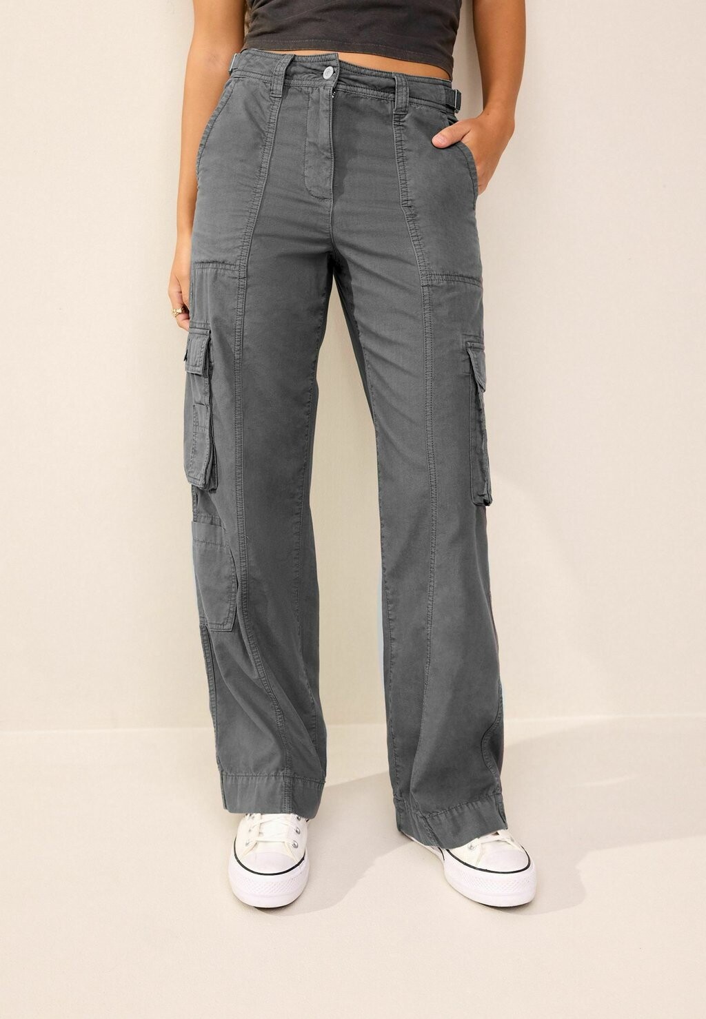 

Брюки-карго Adjustable Waist Regular Fit Next, цвет charcoal grey