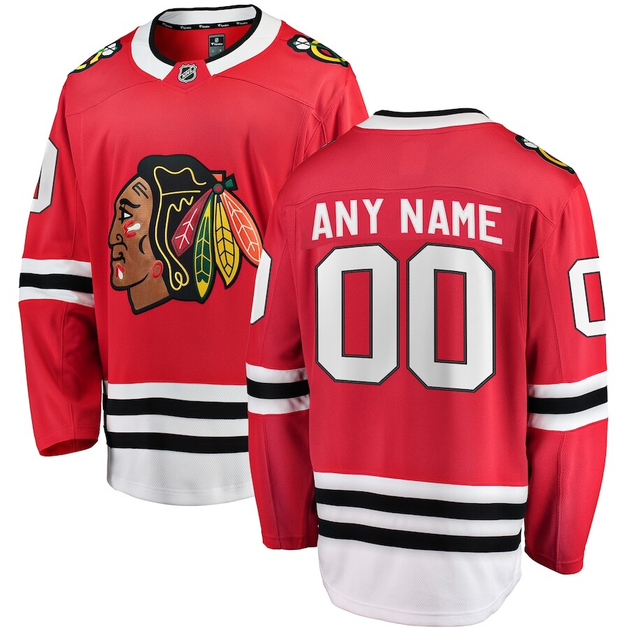 

Джерси Fanatics Branded Chicago Blackhawks, красный