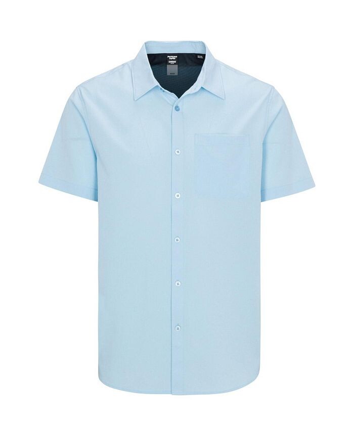 

Мужская повседневная рубашка из технической ткани с четырехсторонним движением Lake Erie Psycho Tuna, цвет Sky blue