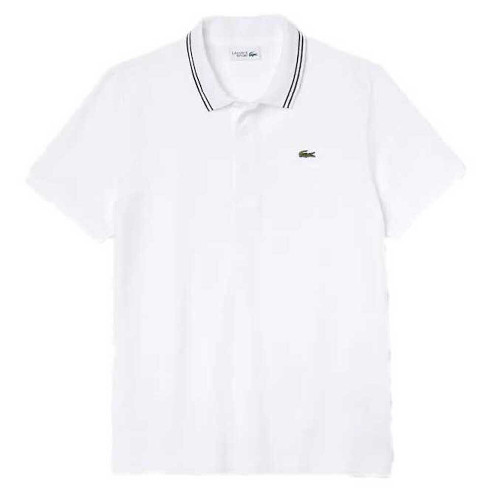 

Поло с коротким рукавом Lacoste Sport Contrast Accent Lightweight, белый