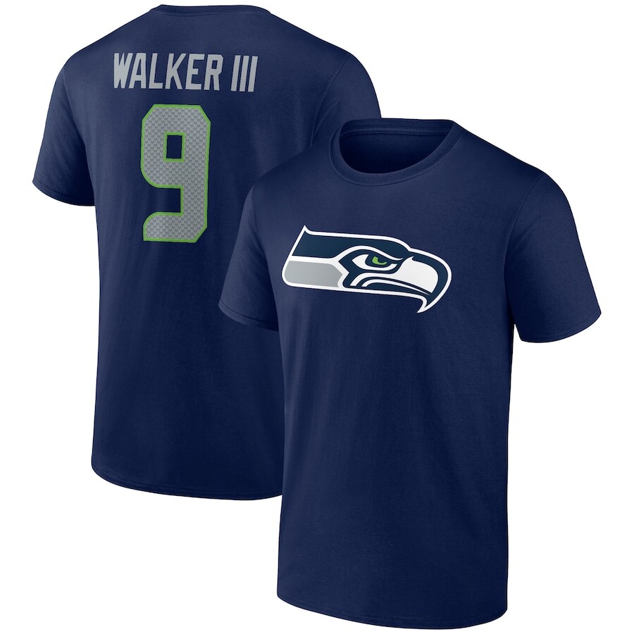 

Футболка с именем и номером Fanatics Branded Seattle Seahawks, нави