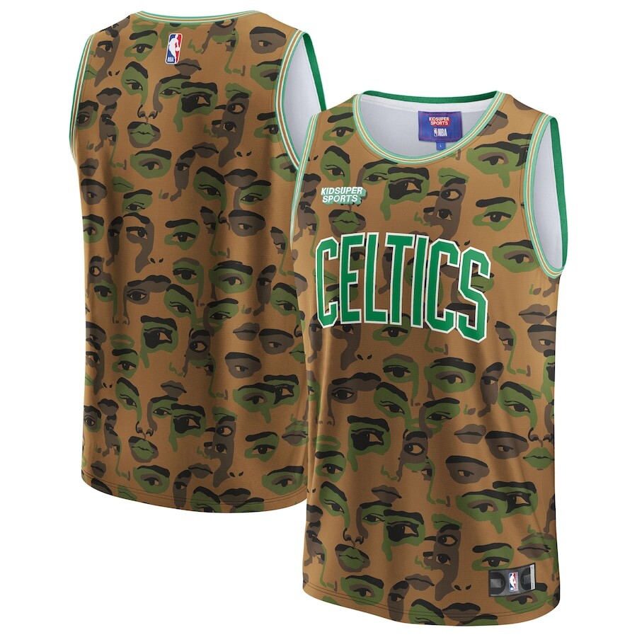 

Джерси KidSuper Boston Celtics, коричневый