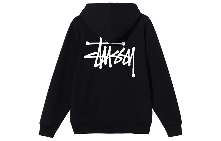 

Толстовка с капюшоном и принтом логотипа Stüssy с отделкой в рубчик Stussy, цвет Chestnut