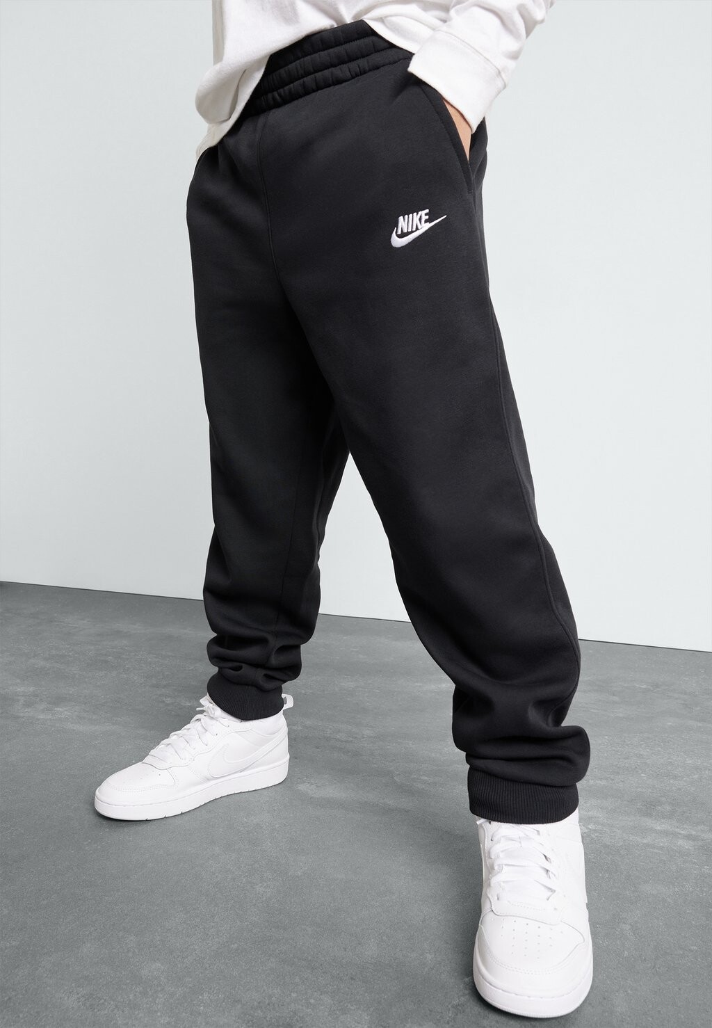 

Брюки для бега CLUB UNISEX Nike Sportswear, цвет black/white