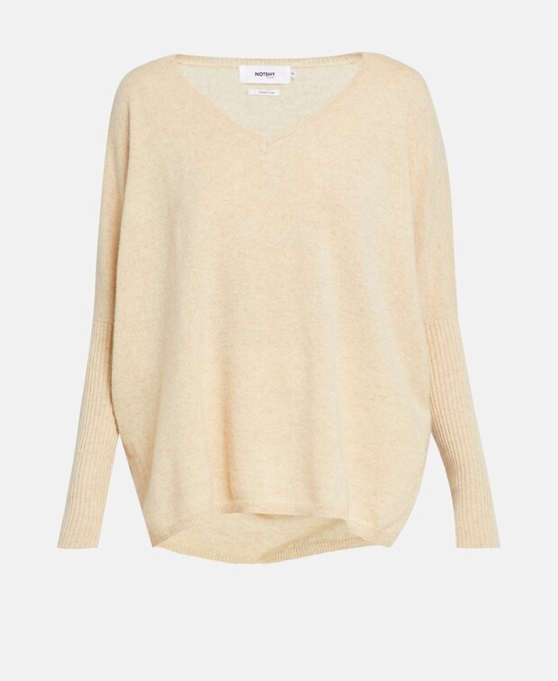 

Кашемировый пуловер Notshy Cashmere, мягкий бежевый