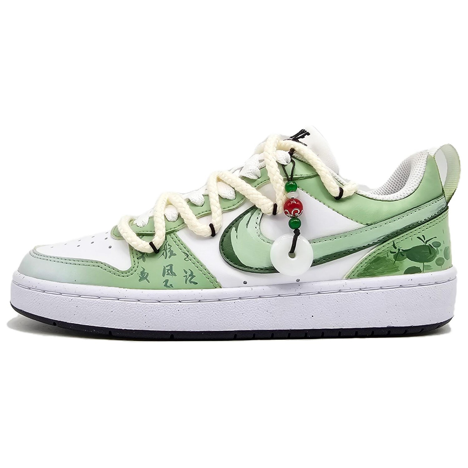 

Женские кроссовки для скейтбординга Nike Court Borough Low, White/Green