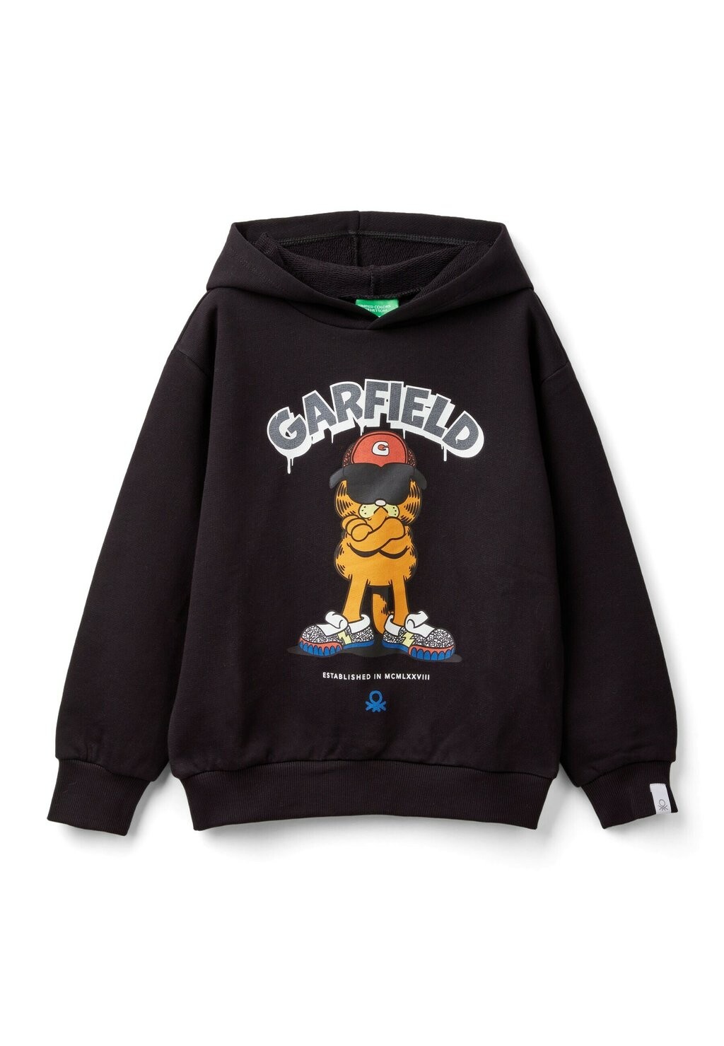 

Толстовка GARFIELD 2024 BY PAWS, INC. United Colors of Benetton, цвет black