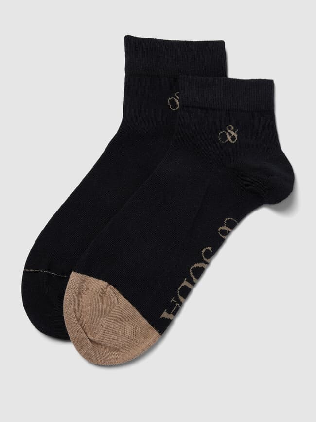

Носки с контрастными деталями, в упаковке 2 шт Scotch & Soda, черный