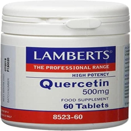Кверцетин 500 мг 60 таблеток, Lamberts kal кверцетин 1000 мг 60 таблеток
