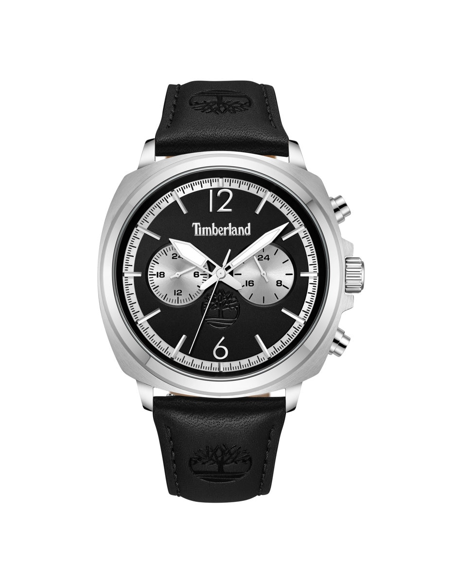 цена Мужские часы Williston TDWGF0028202 из стали с черным ремешком Timberland, черный