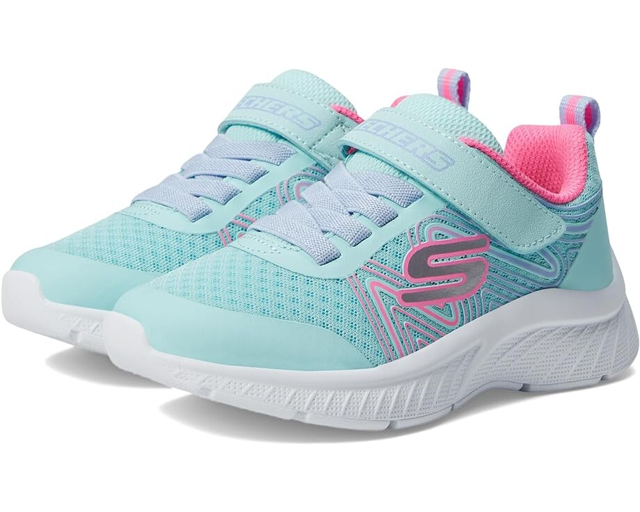 

Кроссовки Skechers Microspec Plus - Swirl Sweet, цвет Aqua/Pink