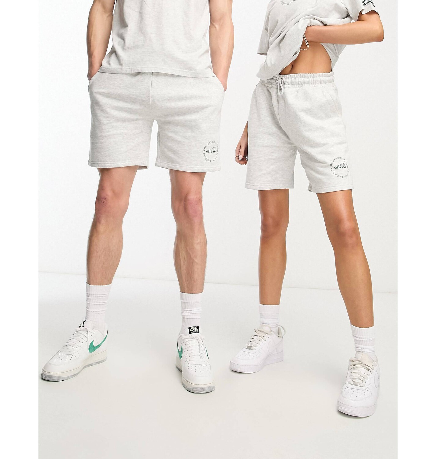 

Серые шорты унисекс Ellesse Community Club