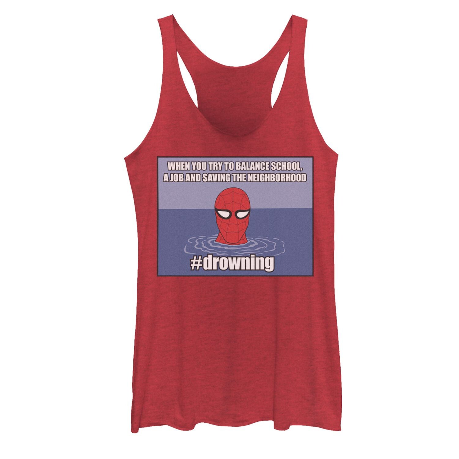 

Детская винтажная майка Marvel Spider-Man #drowning Marvel