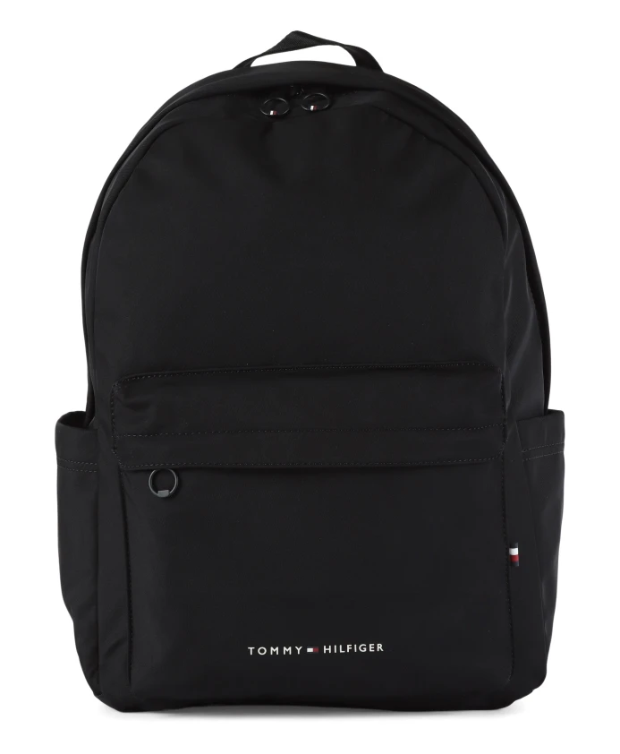 

Рюкзак из ткани с тисненым логотипом Tommy Hilfiger, черный