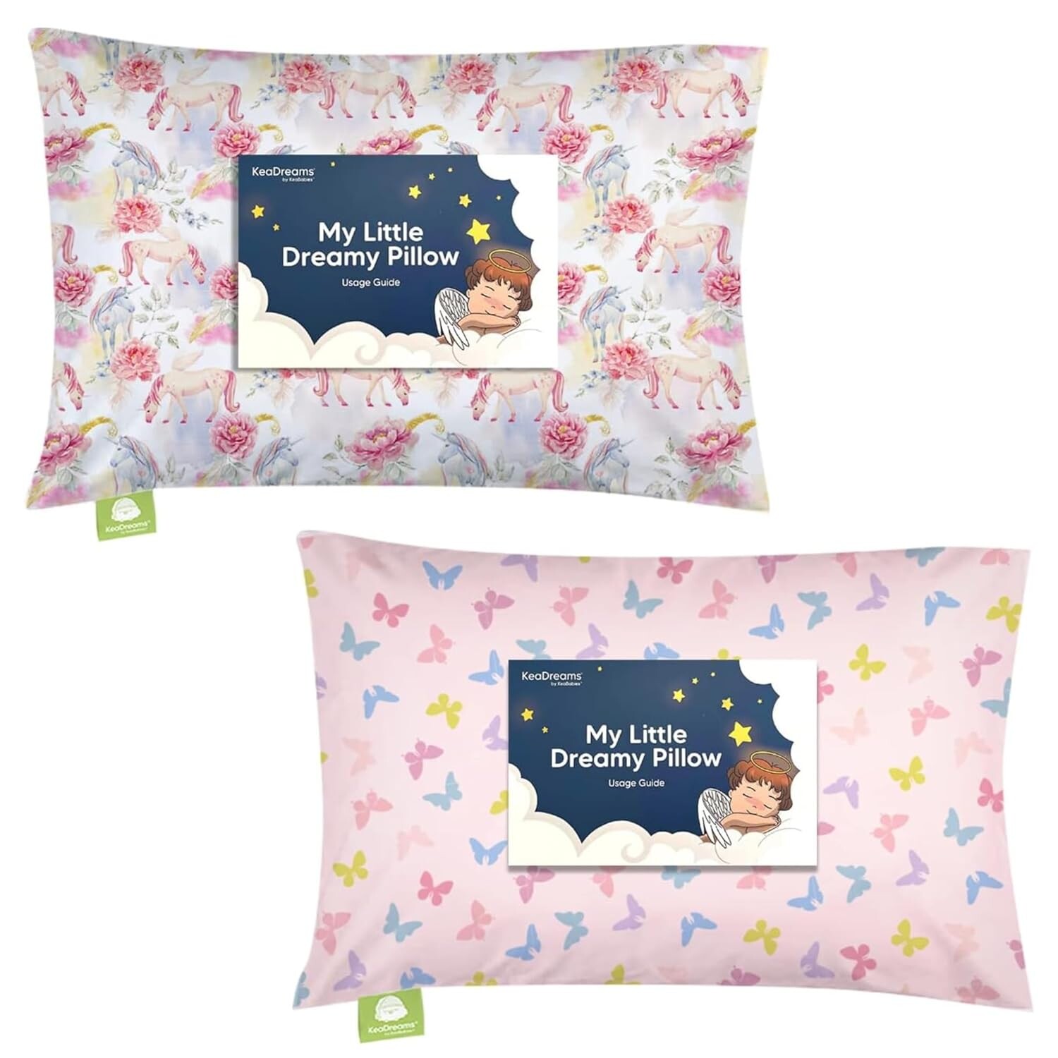 

Kea Подушка для малышей с наволочкой - 13x18 My Little Dreamy Pillow, подушки для сна для малышей из органического хлопка, детские подушки, дорожные подушки, мини-подушка, детская подушка, подушка для детской кроватки KeaBabies