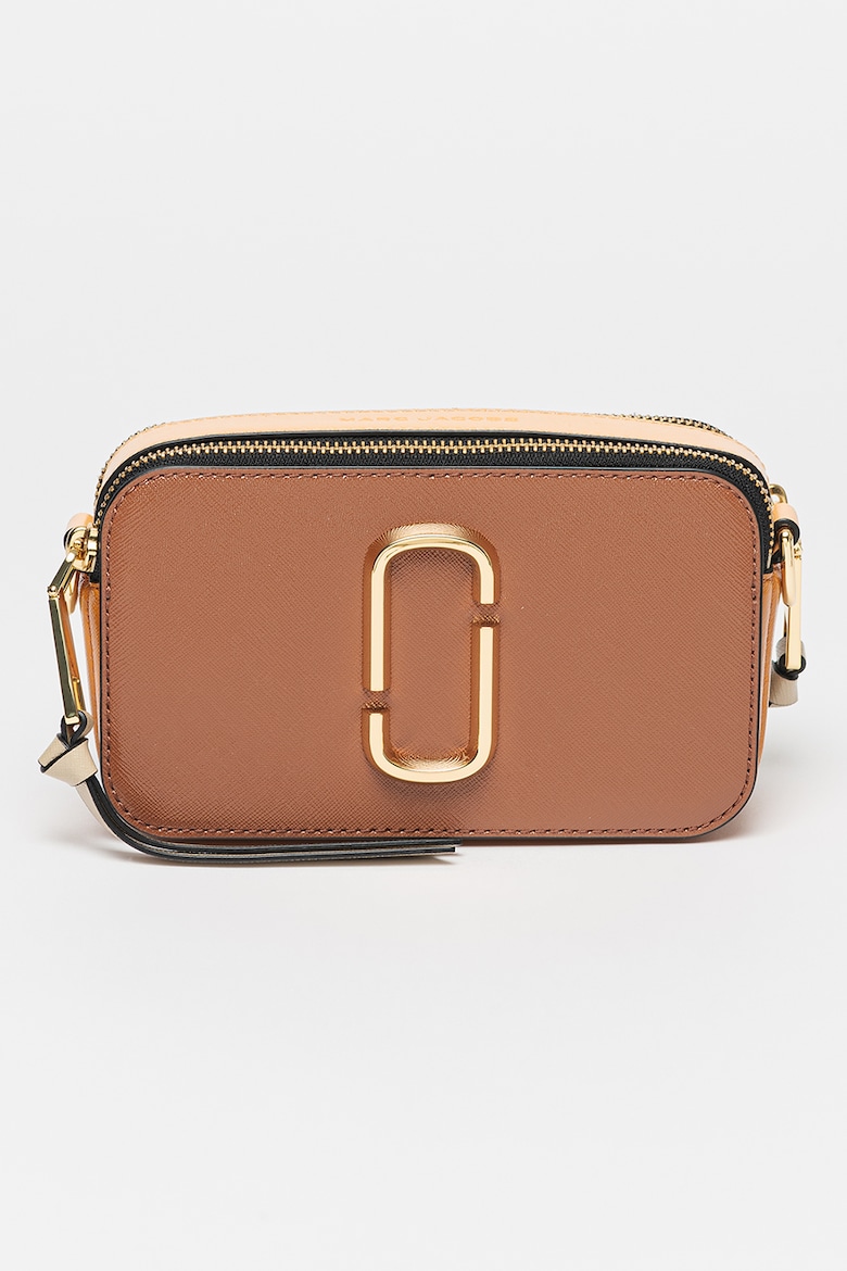 Кожаная сумка Snapshot Marc Jacobs, коричневый