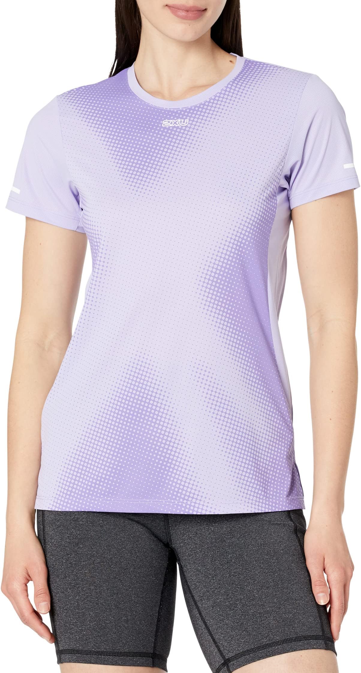 

Футболка Light Speed 2XU, цвет Lavender X/White Reflective