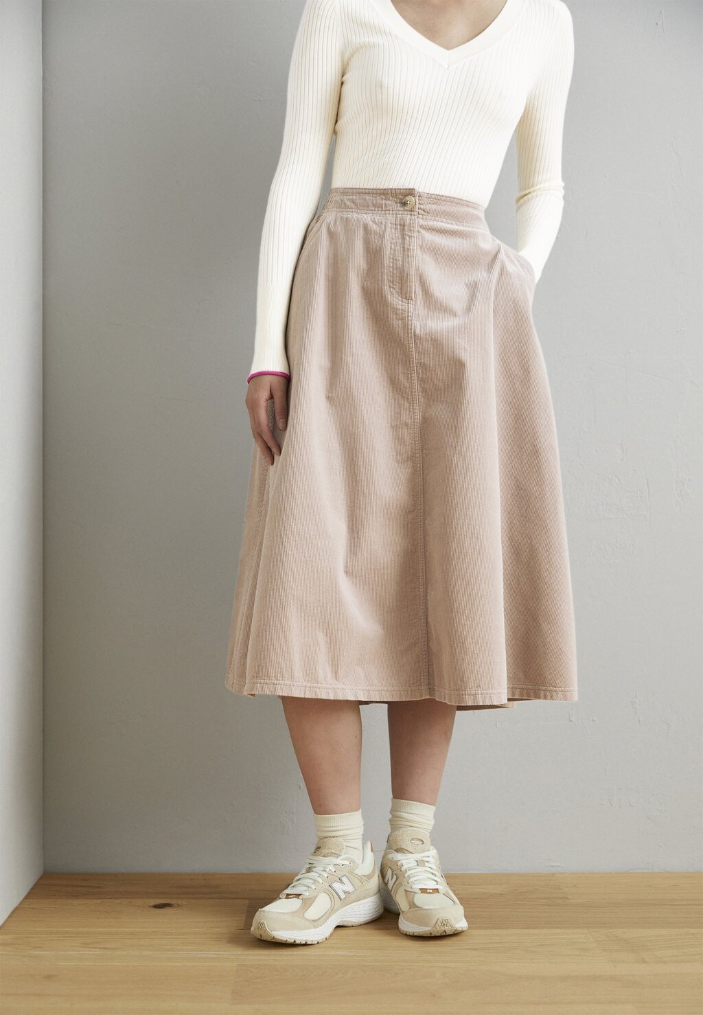 

Юбка Esprit ЮБКА МИДИ, цвет light taupe