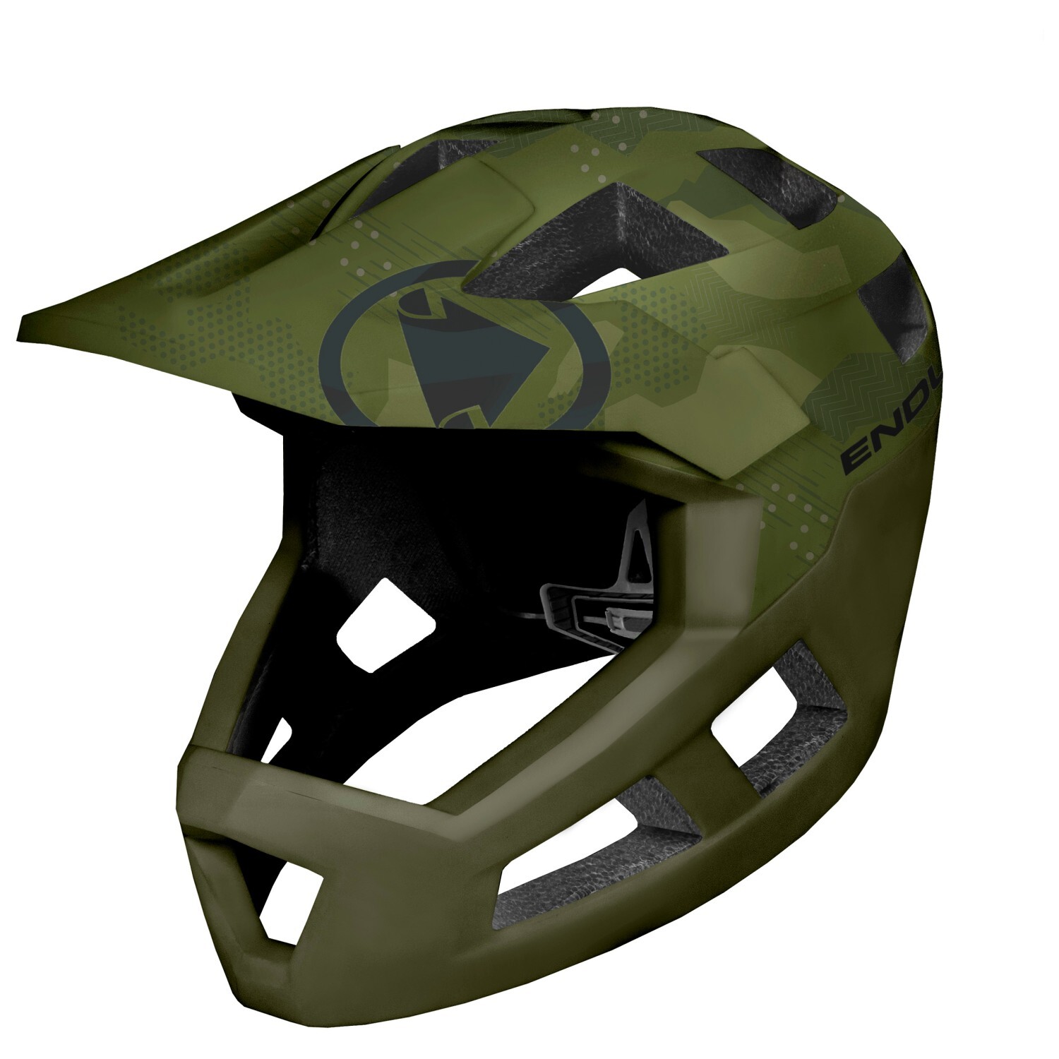 

Велосипедный шлем Endura Kid's Singletrack Vollvisierhelm, цвет Olivgrün