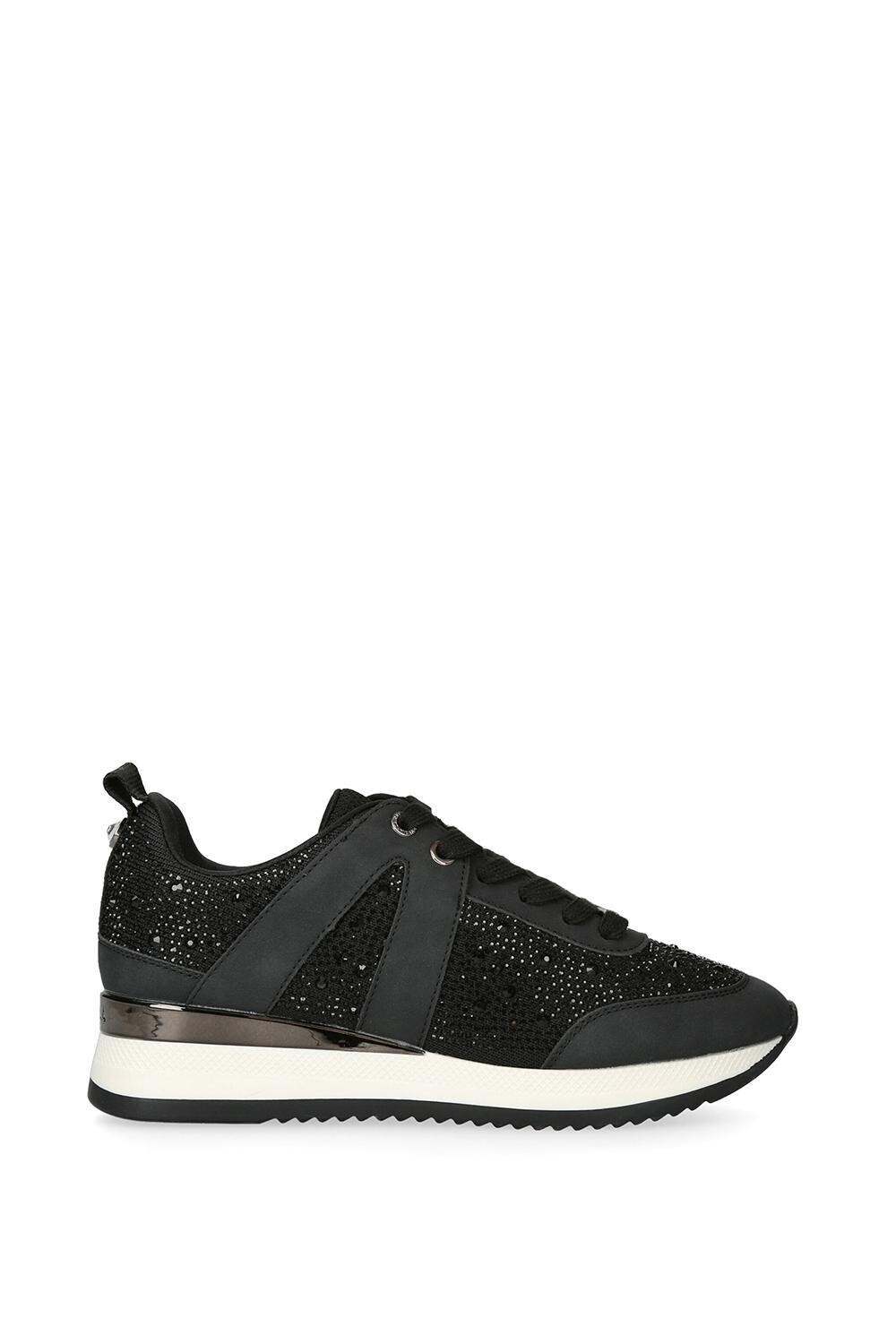 

Массивные кроссовки 'Janeiro Knit Runner' Fabric Trainers Carvela, черный