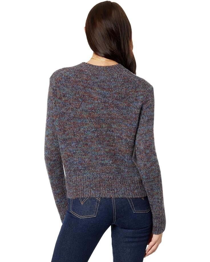 

Свитер Vince Multicolor Marl Crew Neck, цвет Rust/Teal Stone Combo