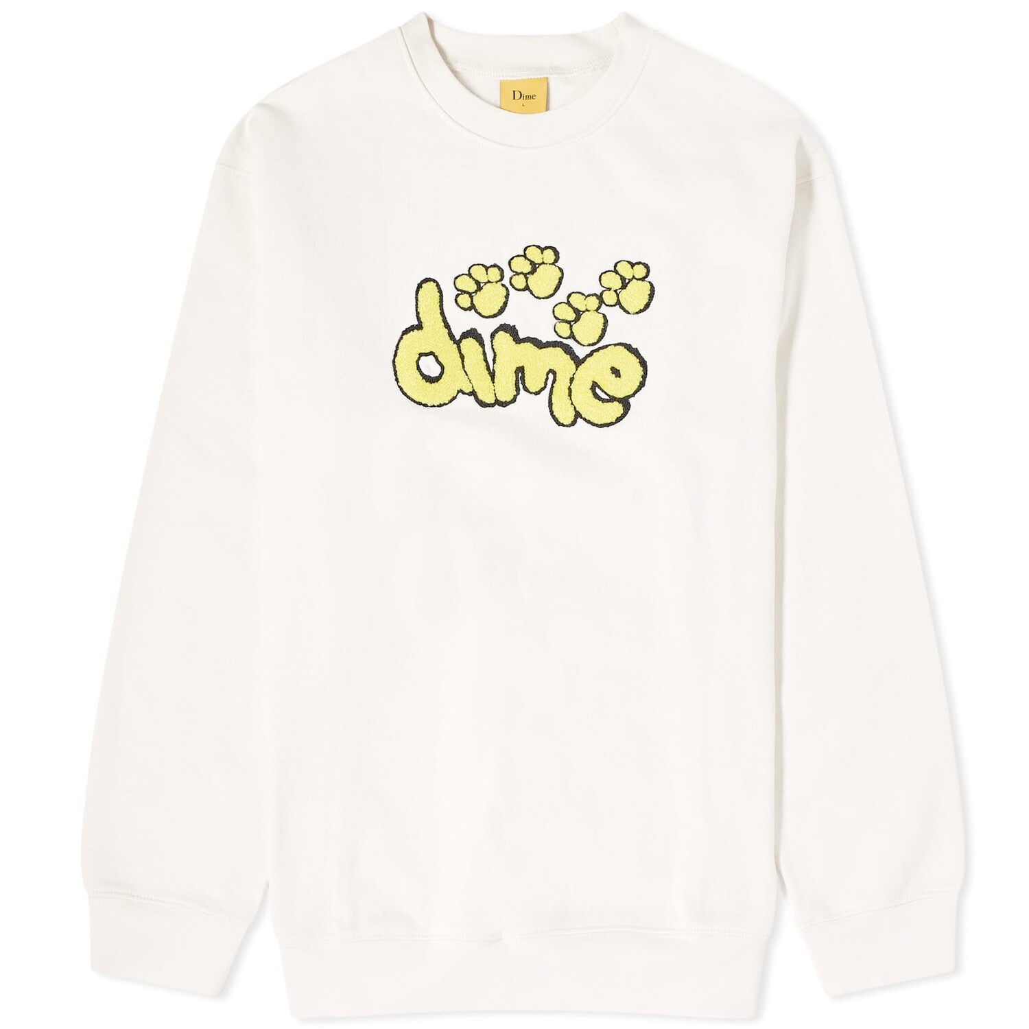 

Свитшот Dime Pawz Chenille, цвет Bone
