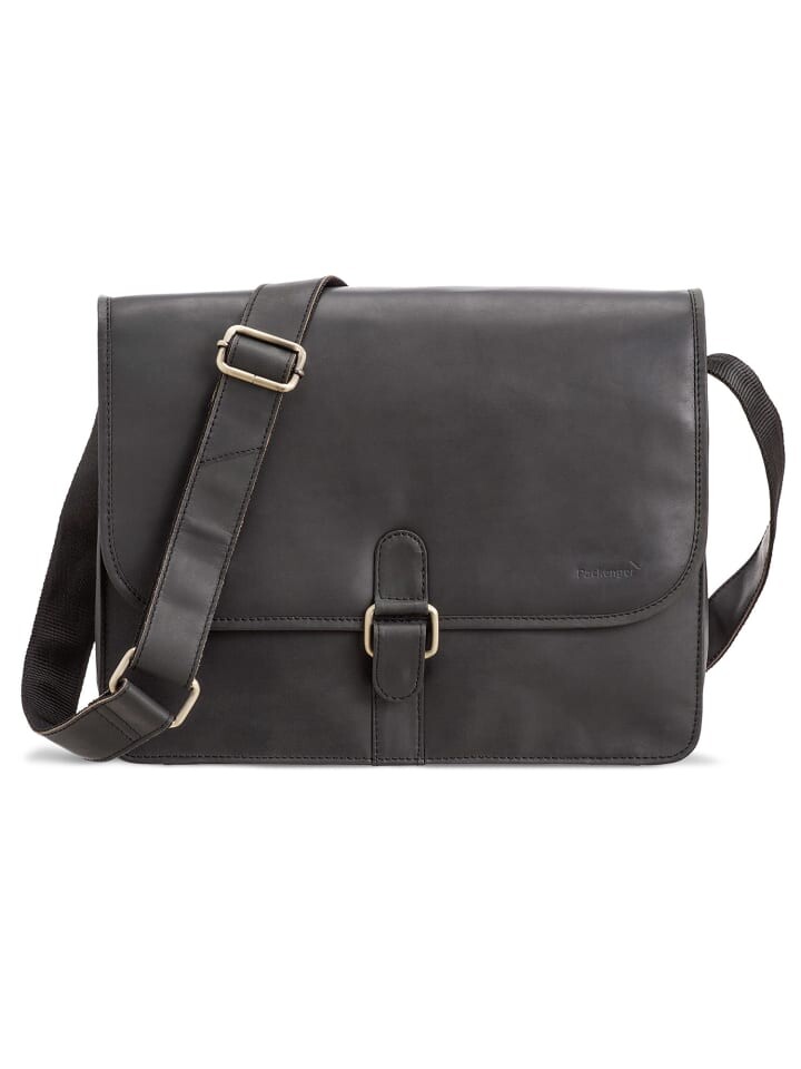 

Сумка через плечо Packenger Messenger Bag bis 14 (Leder), черный