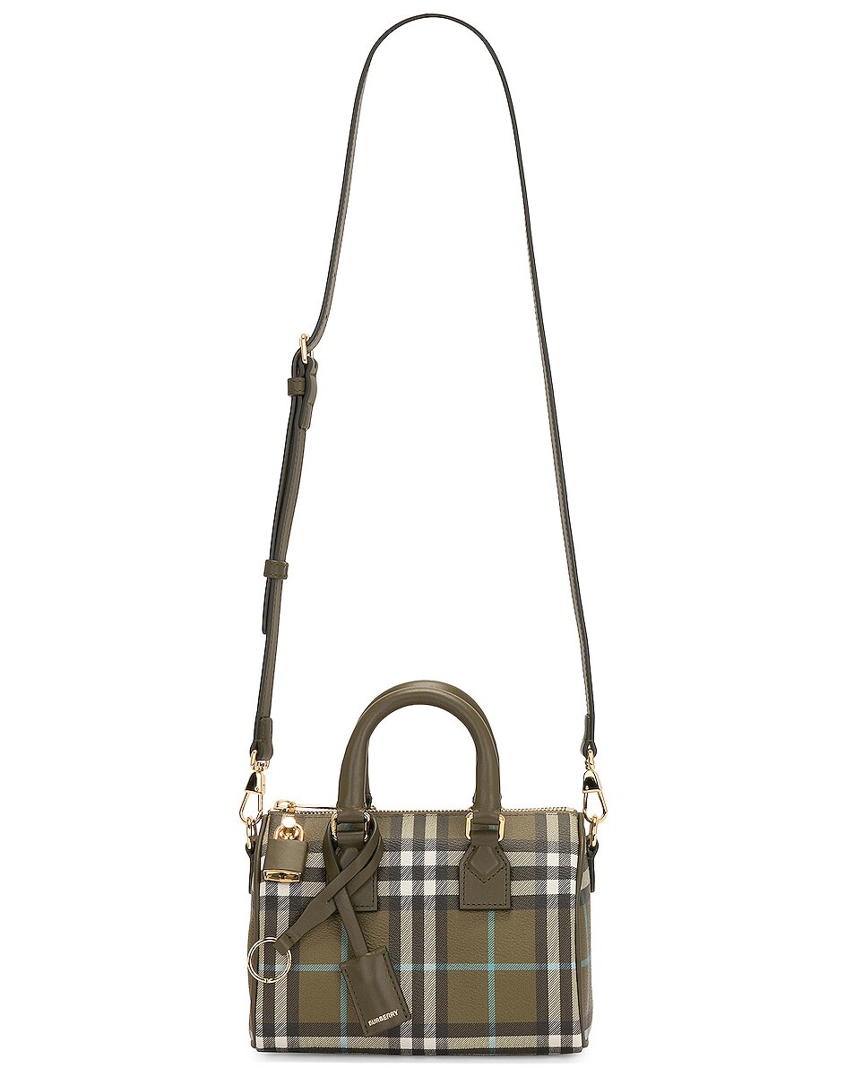 

Сумка мини Burberry Mini Bowling, цвет Olive Green
