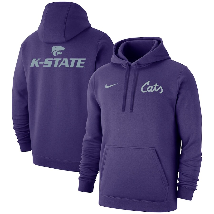 

Пуловер с капюшоном Nike Kansas State Wildcats, фиолетовый