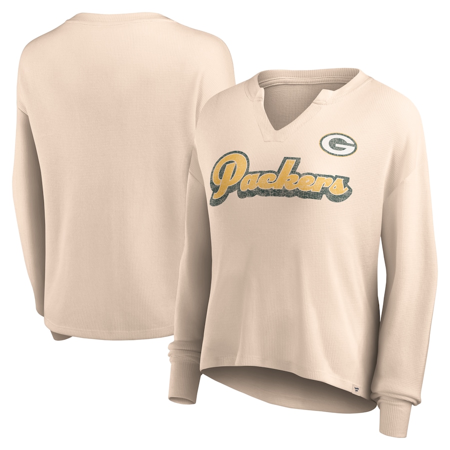 

Футболка с длинным рукавом Fanatics Branded Green Bay Packers, загар