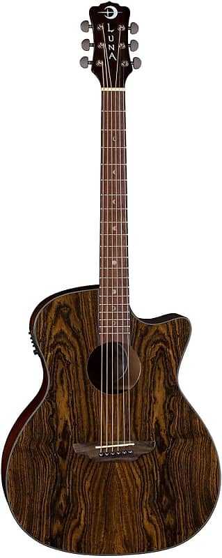 

Акустическая гитара Luna Gypsy Exotic Caidie Acoustic-Electric Guitar - Gloss Natural