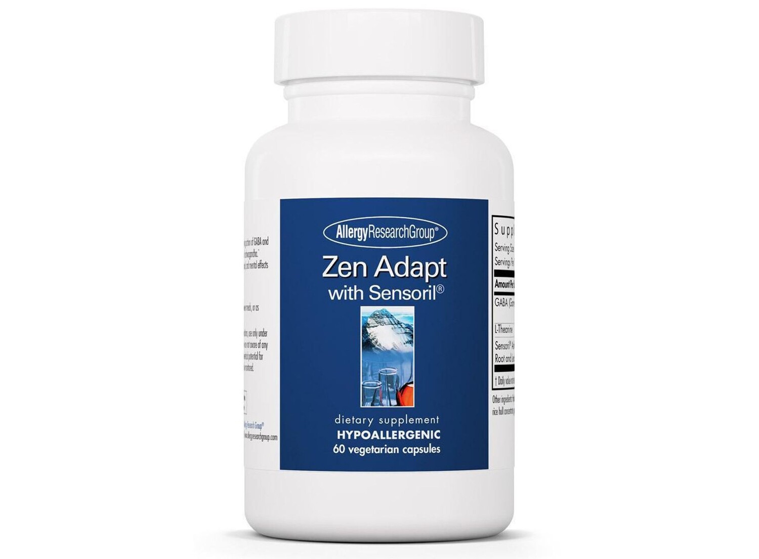 

Allergy Research Group, Zen Adapt, 60 вегетарианских капсул ARG
