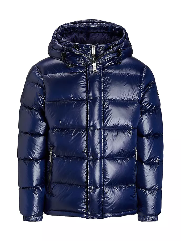 

Пуховик Rover с капюшоном Rlx Ralph Lauren, темно-синий
